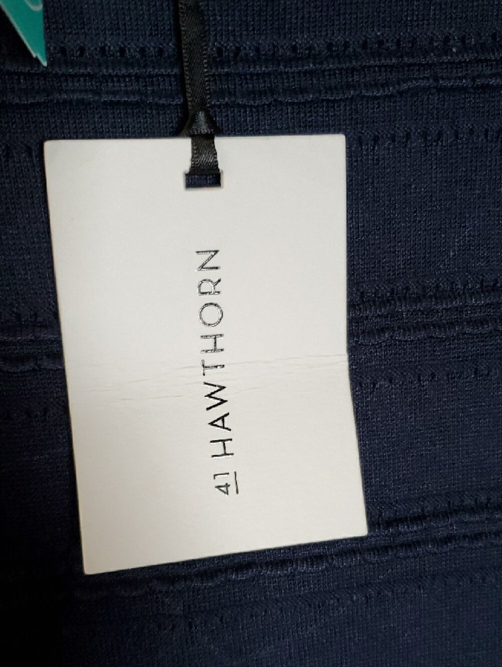 41 Hawthorn Navy Knit Crewneck Pullover - Picture 3 of 9